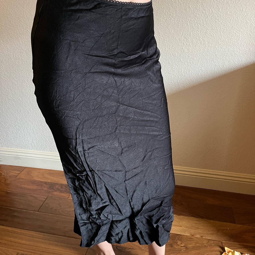 Black Midi Skirt